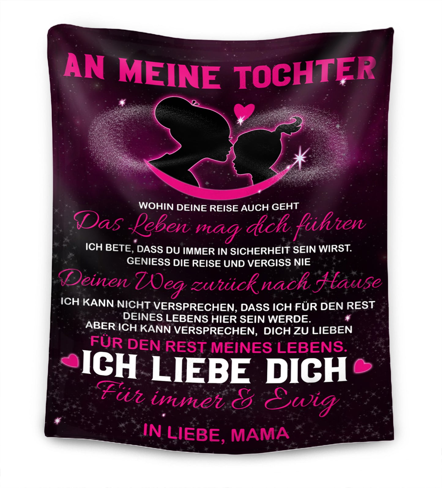 Bedingungslose Liebe - Mutter - Für Meine Tochter / Für Meinen Sohn - Premium Decke™
