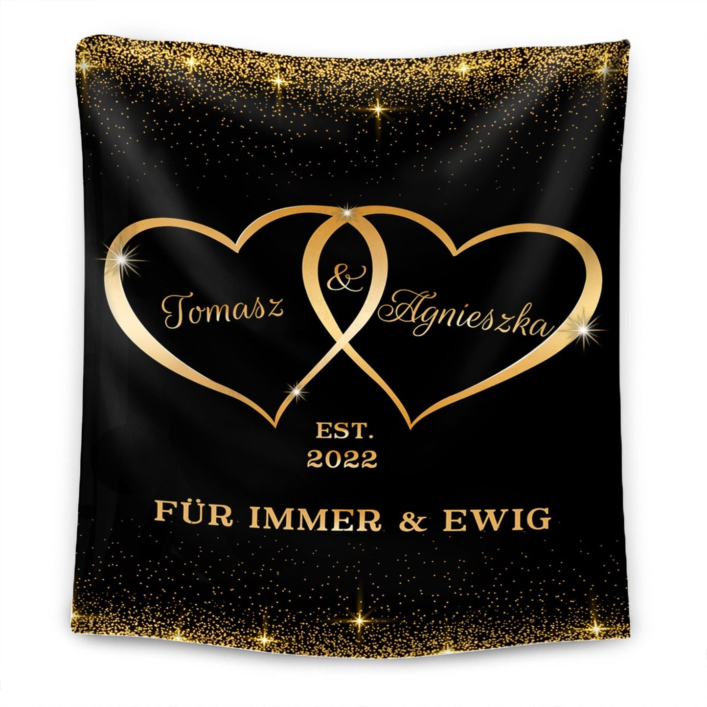 Für den, der mein Herz bewahrt - Personalisierte Premium-Decke™