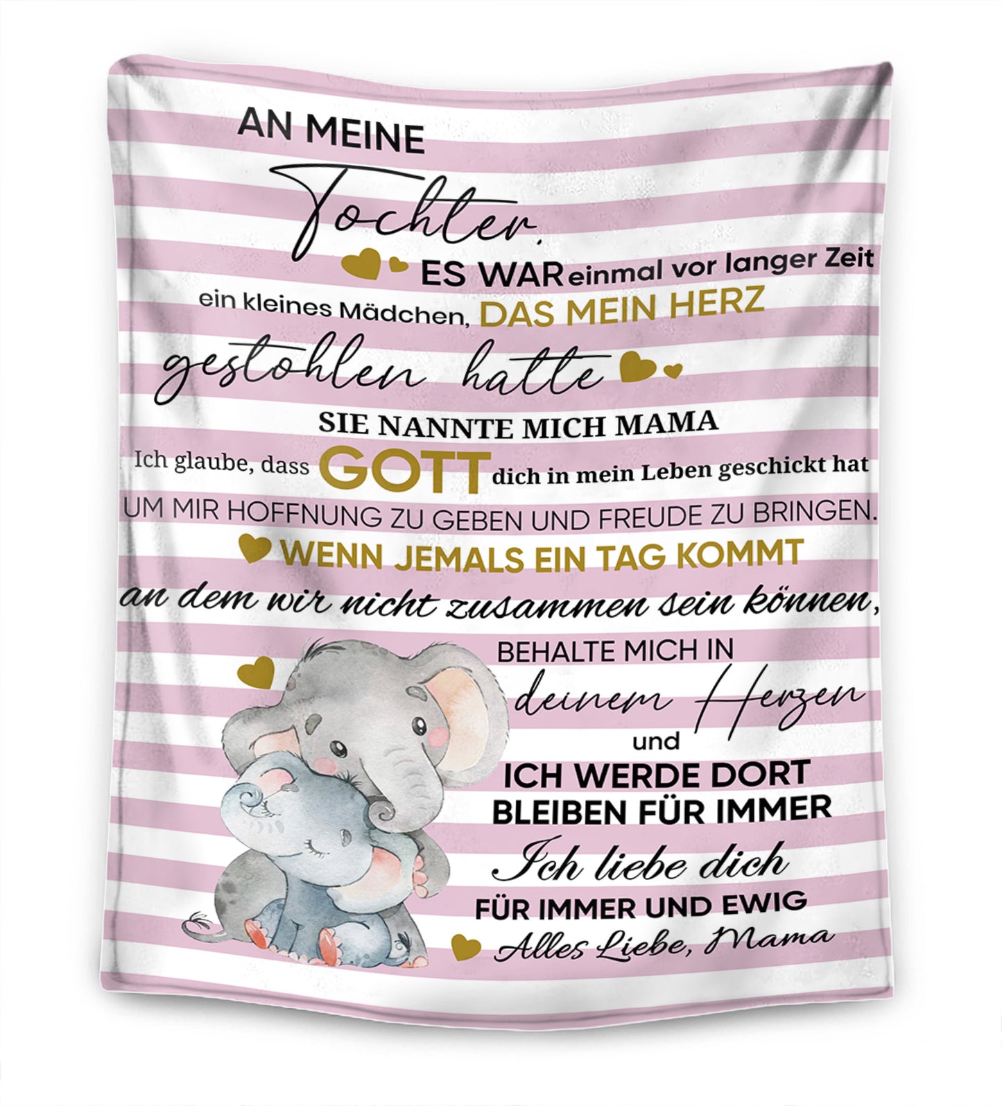 Ich liebe dich für immer - Mutter - Für meine Tochter / Für meinen Sohn - Premium Decke™