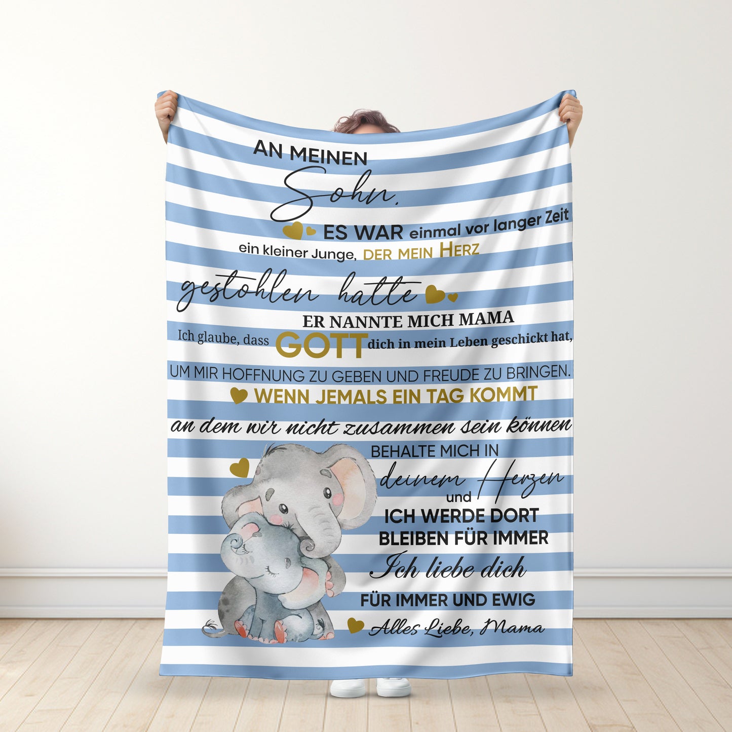 Ich liebe dich für immer - Mutter - Für meine Tochter / Für meinen Sohn - Premium Decke™