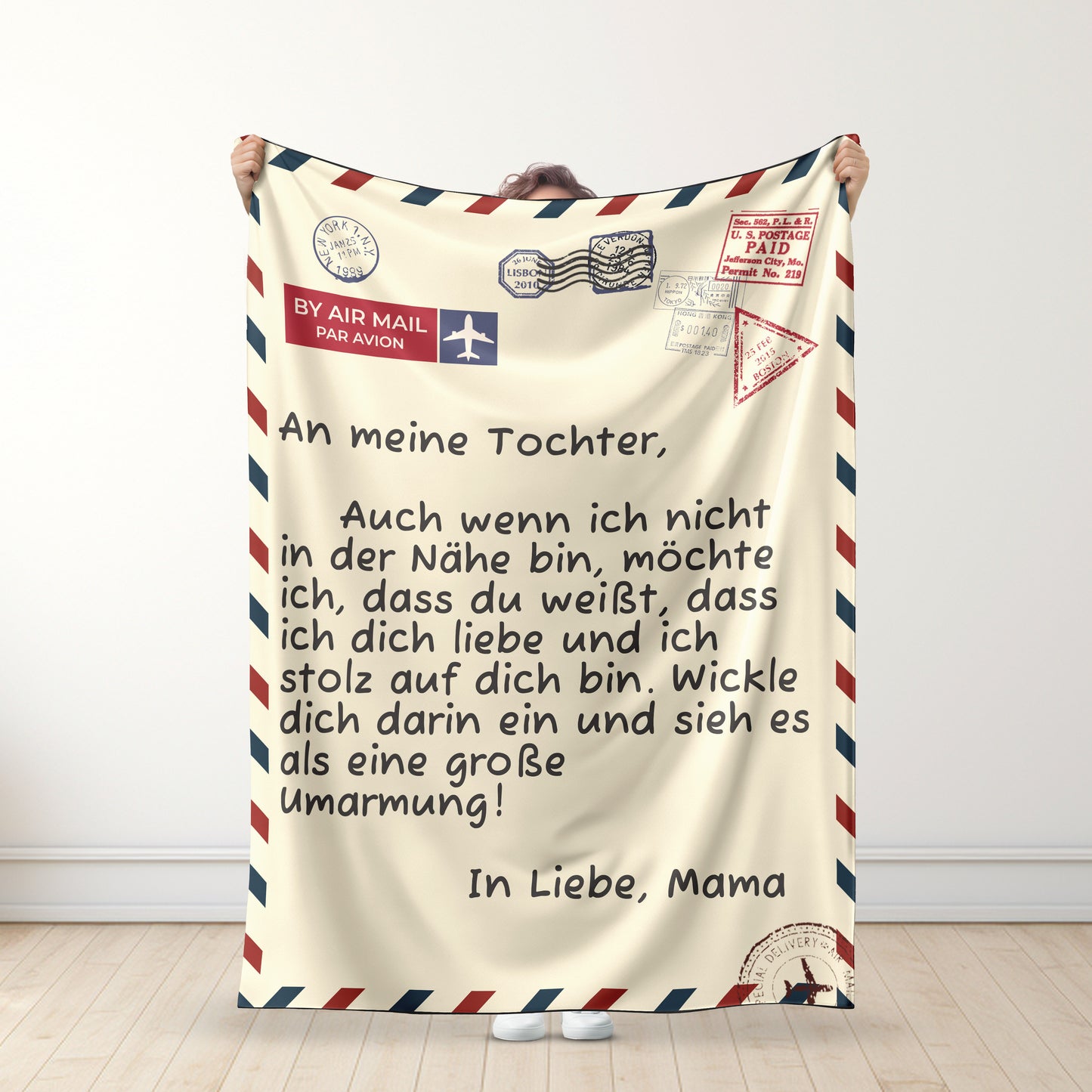 Mutter - Für meine Tochter / Für meinen Sohn - Premium Decke™ Ver. 3