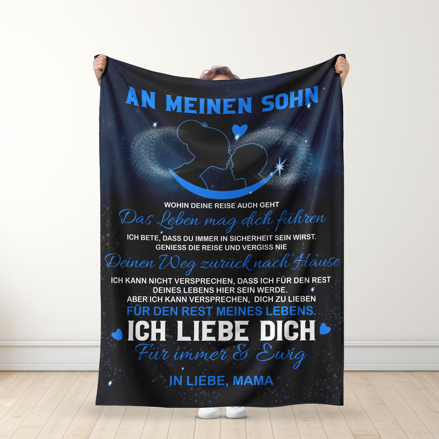 Bedingungslose Liebe - Mutter - Für Meine Tochter / Für Meinen Sohn - Premium Decke™
