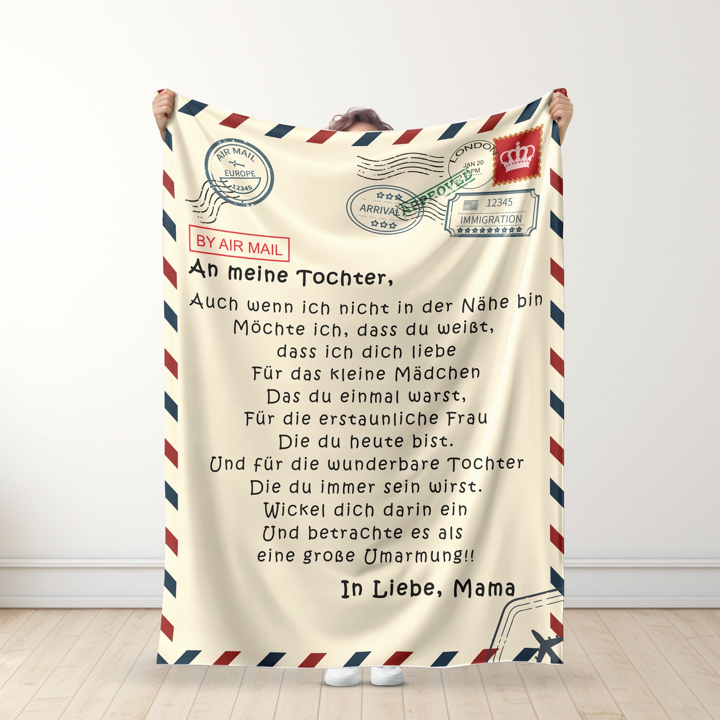 Mutter - Für meine Tochter / Für meinen Sohn - Premium Decke™ Ver. 2