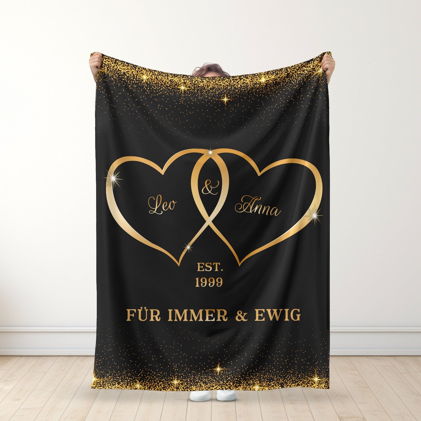 Für den, der mein Herz bewahrt - Personalisierte Premium-Decke™