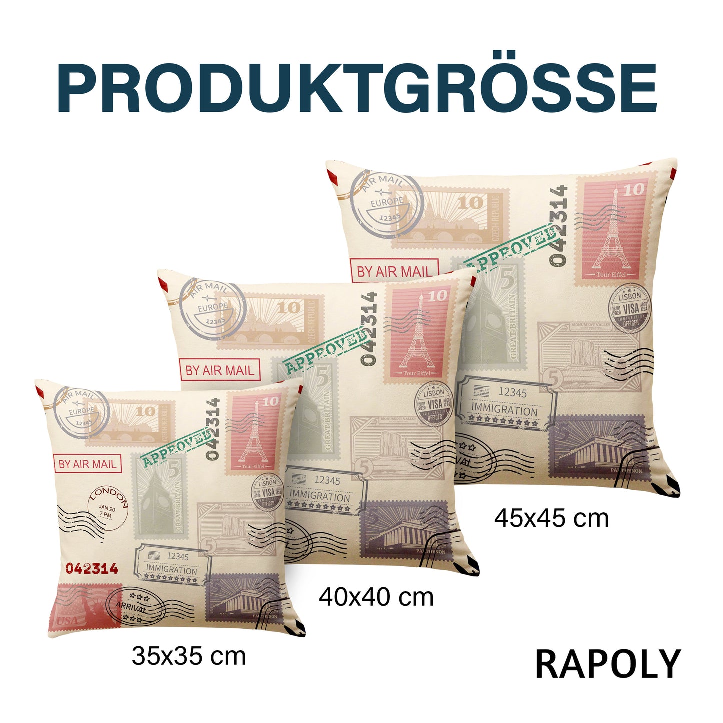 Premium Postkarten-Kissenbezug™