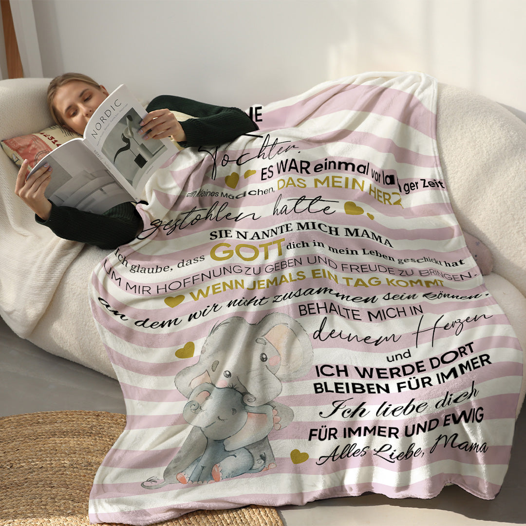 Ich liebe dich für immer - Mutter - Für meine Tochter / Für meinen Sohn - Premium Decke™
