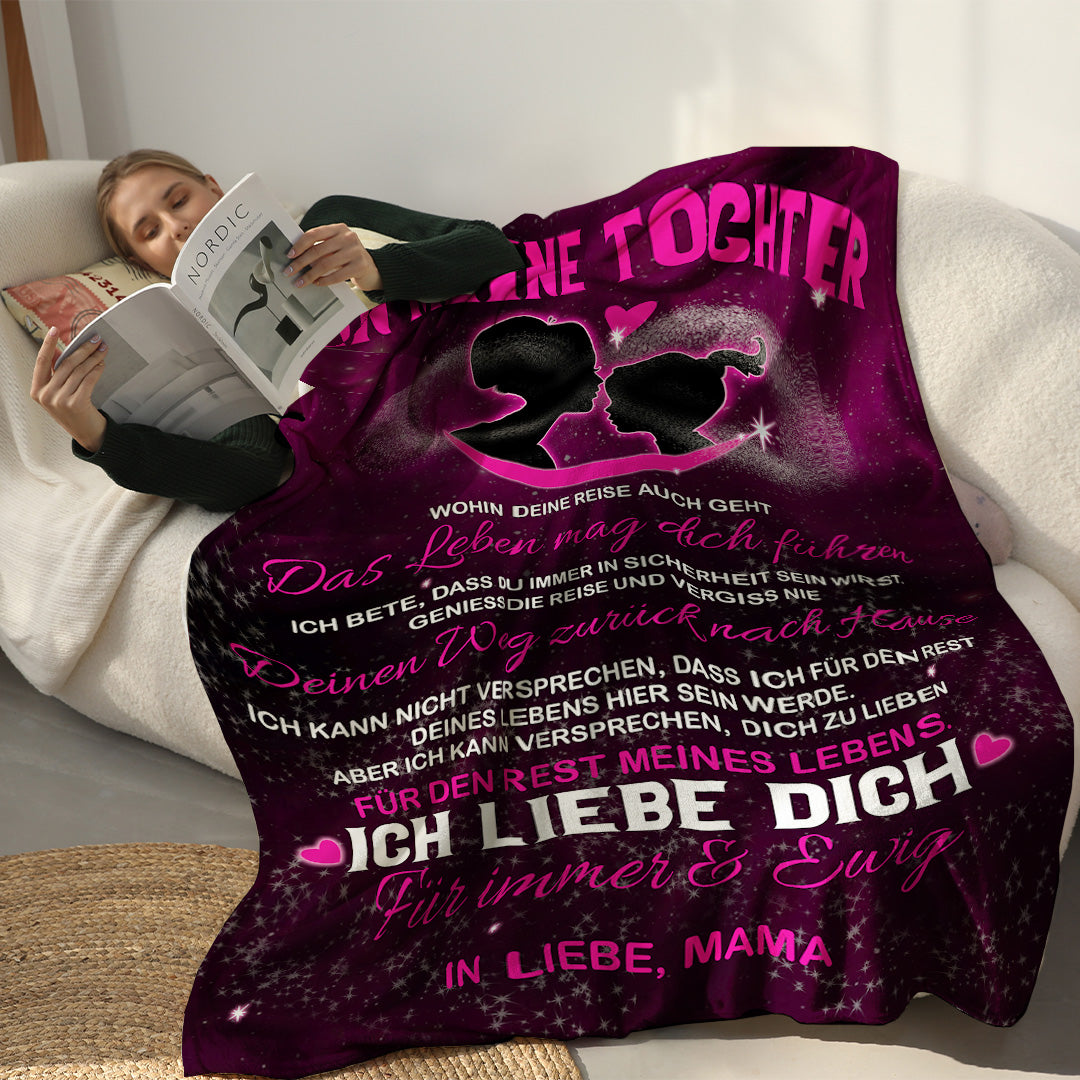 Bedingungslose Liebe - Mutter - Für Meine Tochter / Für Meinen Sohn - Premium Decke™