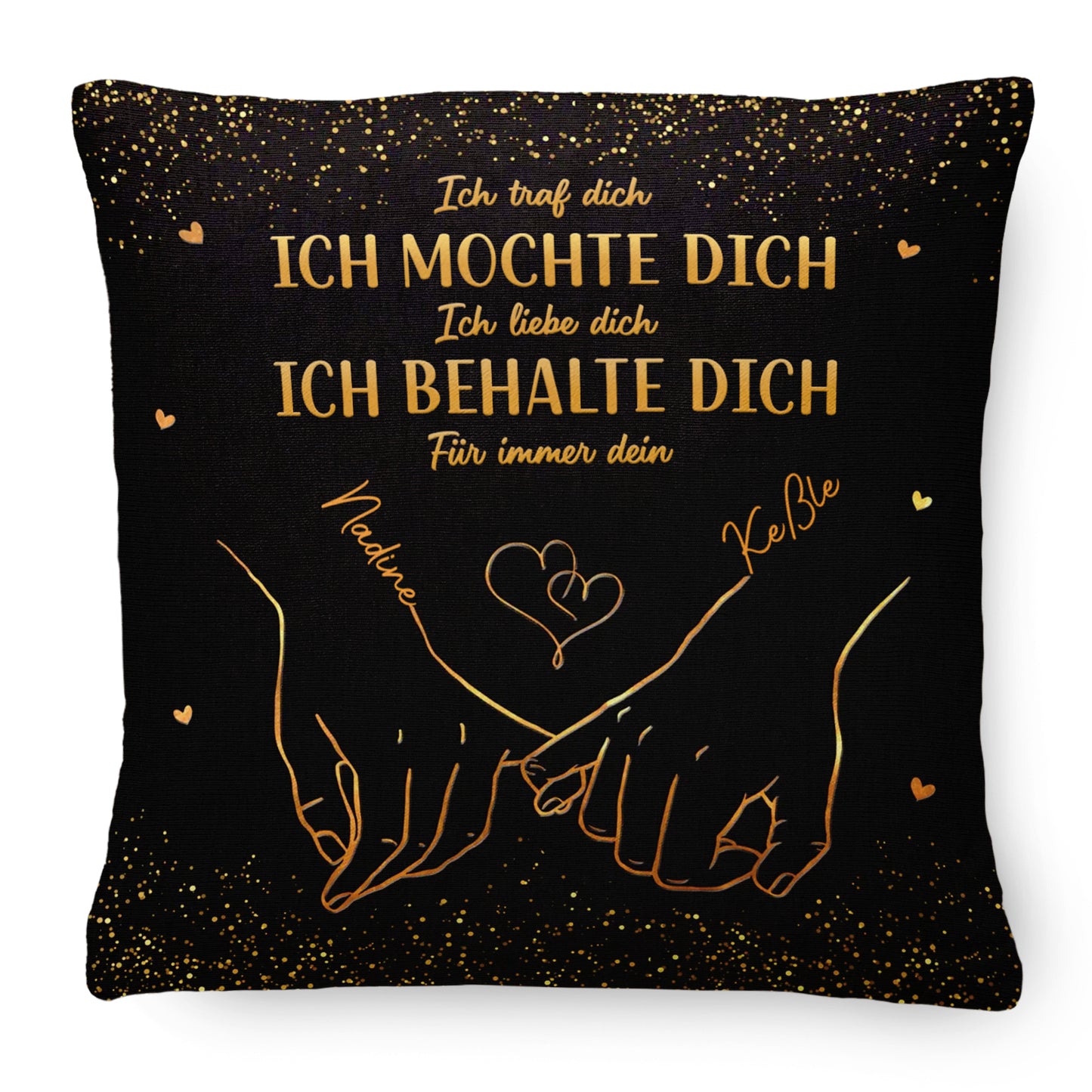 Geschenk für Paare - Besser zusammen Feiern wir unser unzerbrechliches Band - Personalisiertes Kissen