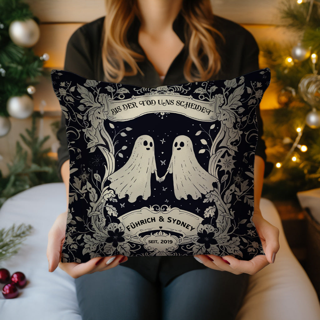 Geschenk für Paare - Kuscheln mit meinem Schatz - Personalisiertes Kissen