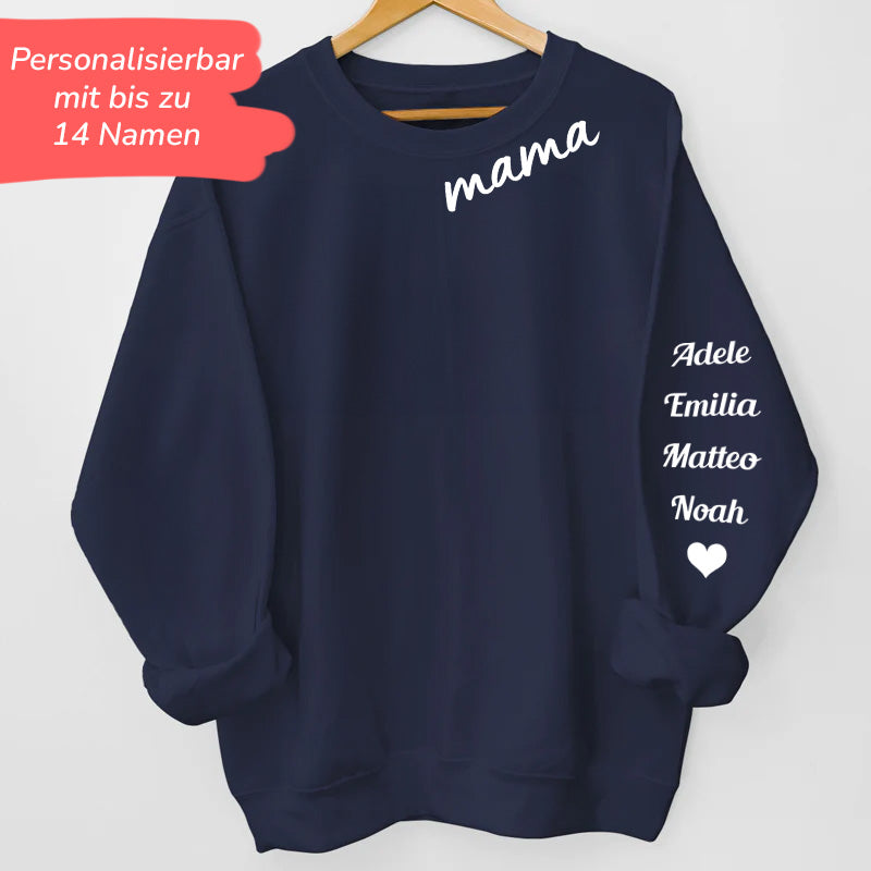 Geschenk für Mama/Oma – Mama Halsausschnitt – Personalisierter Sweater