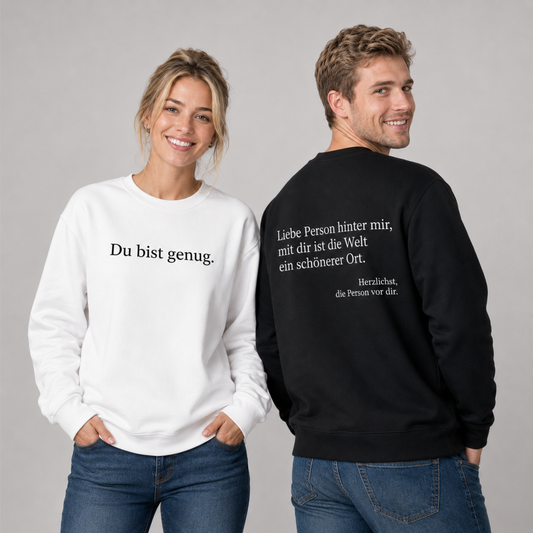 Du bist genug Sweatshirt