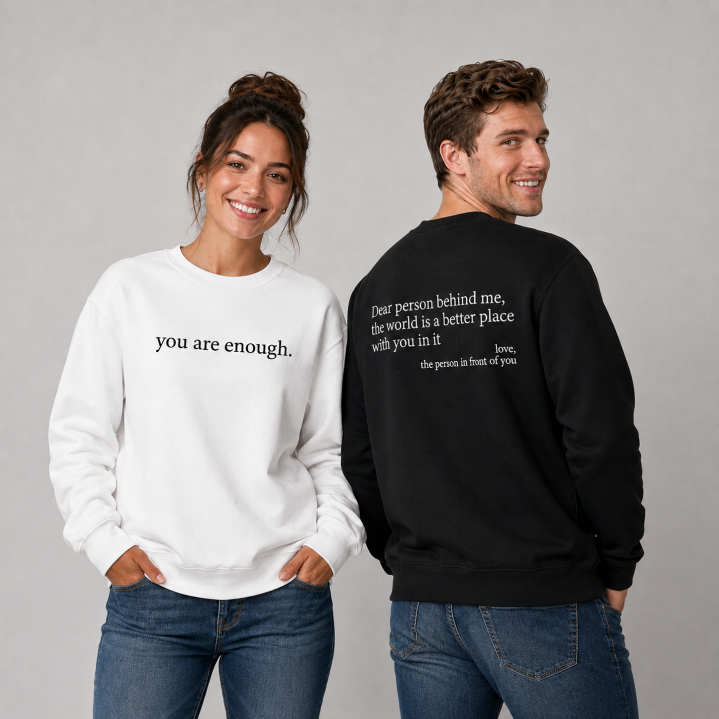 Du bist genug Pullover
