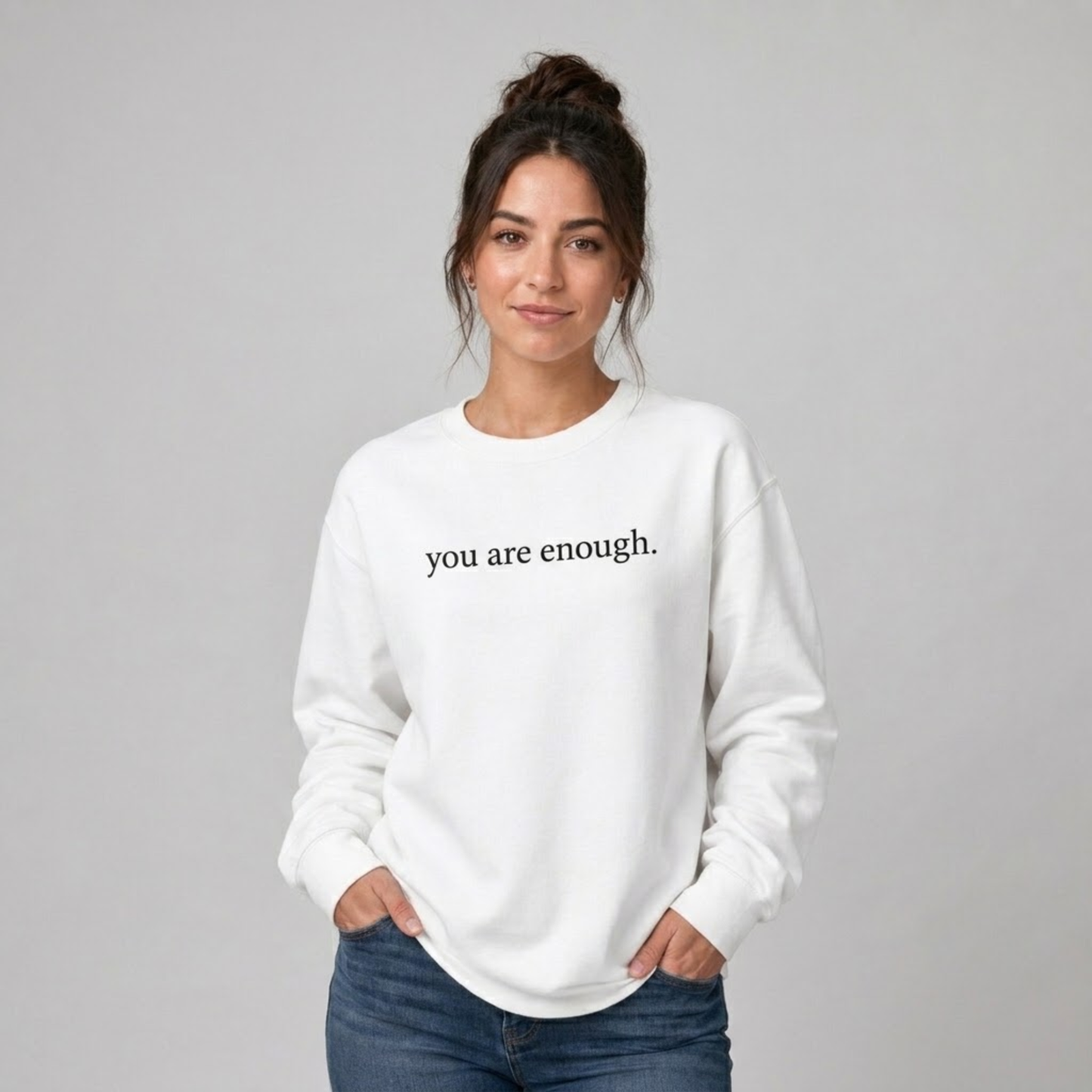Du bist genug Pullover