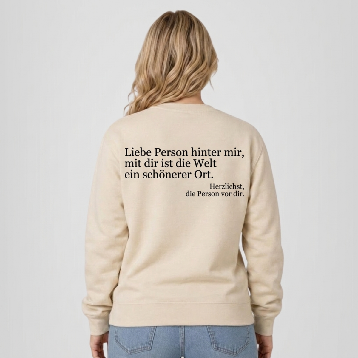Du bist genug Sweatshirt