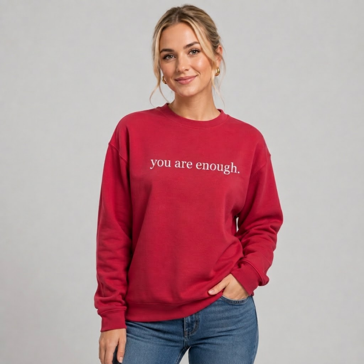 Du bist genug Pullover