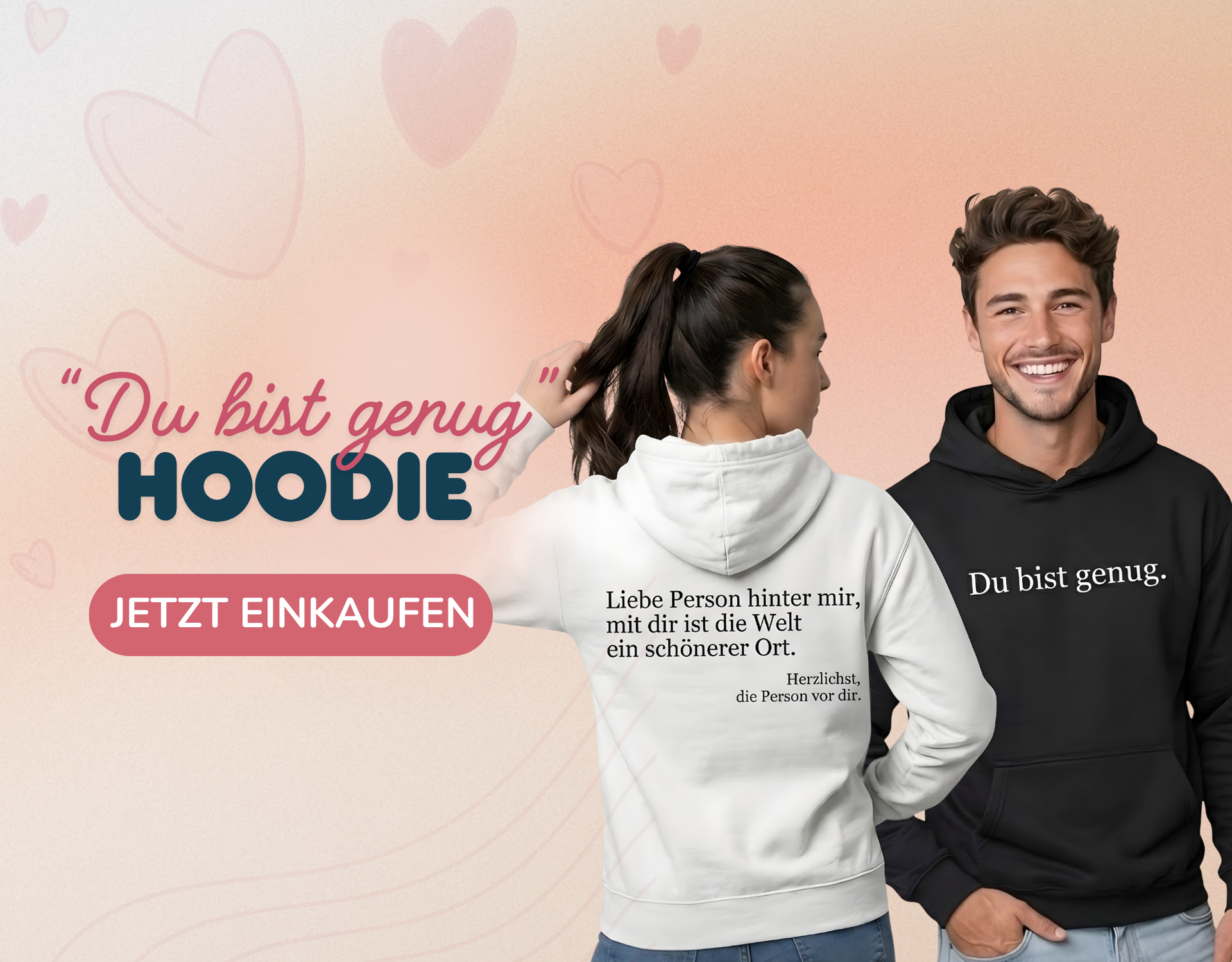 Du bist genug Hoodie