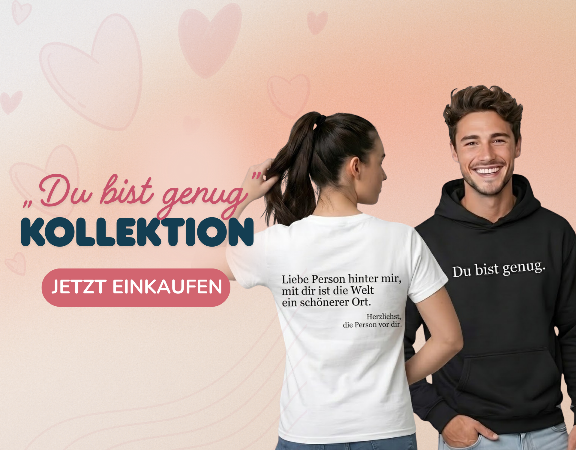 Du bist genug Hoodie