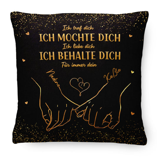 Geschenk für Paare - Besser zusammen Feiern wir unser unzerbrechliches Band - Personalisiertes Kissen