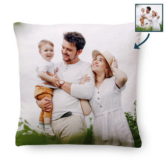 Geschenk für Familie - Fotocollage - Personalisiertes Kissen