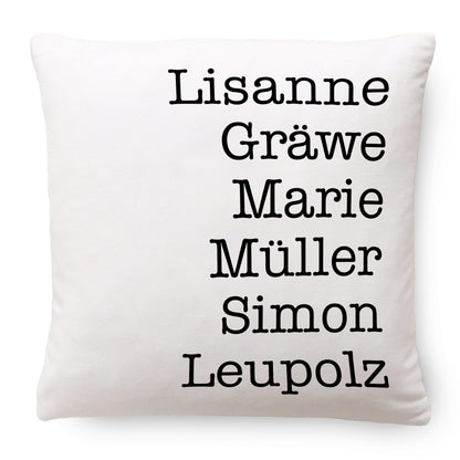 Geschenk für Familie – Familienname – Personalisiertes Kissen