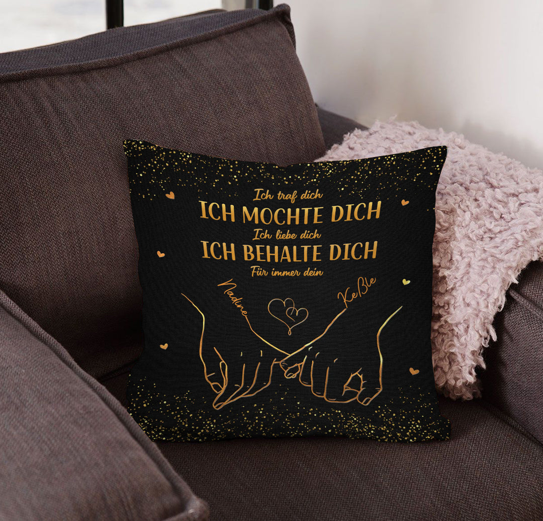 Geschenk für Paare - Besser zusammen Feiern wir unser unzerbrechliches Band - Personalisiertes Kissen