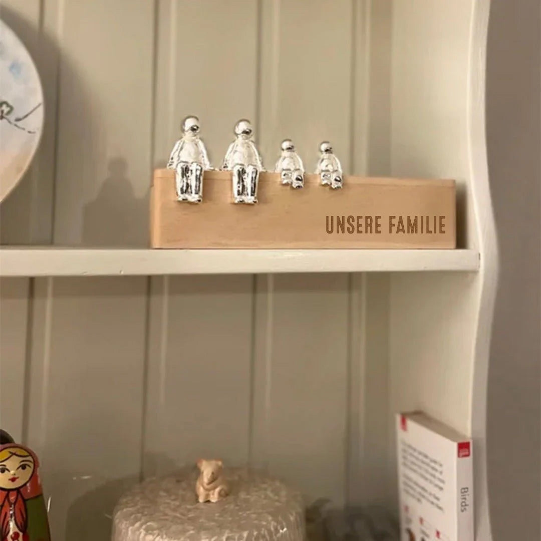 Geschenk für Familie – Skulptur-Figuren – Personalisierte Familien-Skulpturfiguren