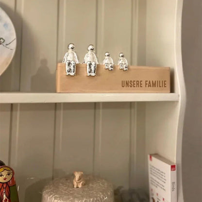 Geschenk für Familie – Skulptur-Figuren – Personalisierte Familien-Skulpturfiguren