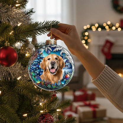 Geschenk für Tierliebhaber - Haustiere machen unser Leben ganz - Personalisierter Haustier-Fotoornament