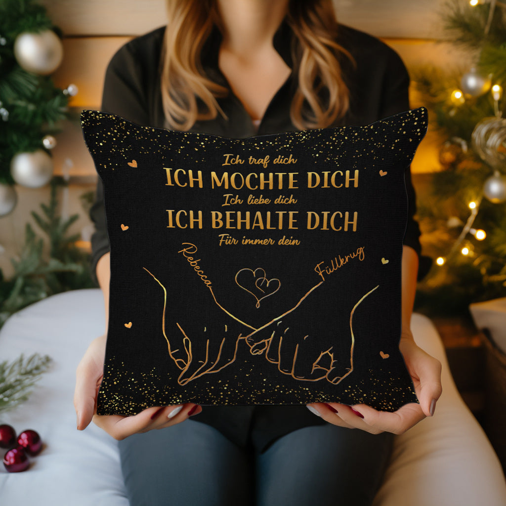 Geschenk für Paare - Besser zusammen Feiern wir unser unzerbrechliches Band - Personalisiertes Kissen
