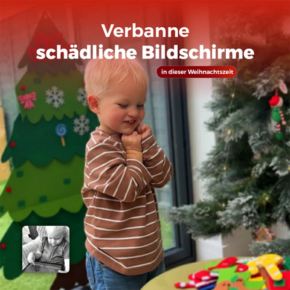 Geschenk für Kinder - Filz-Weihnachtsbaum