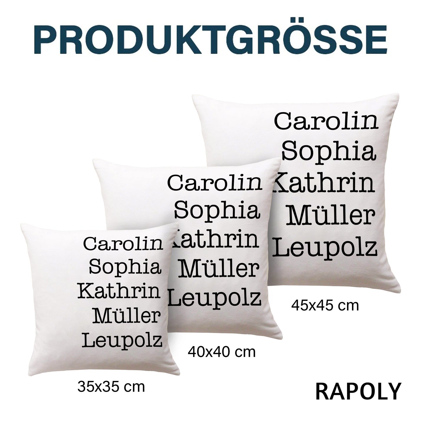 Geschenk für Familie – Familienname – Personalisiertes Kissen
