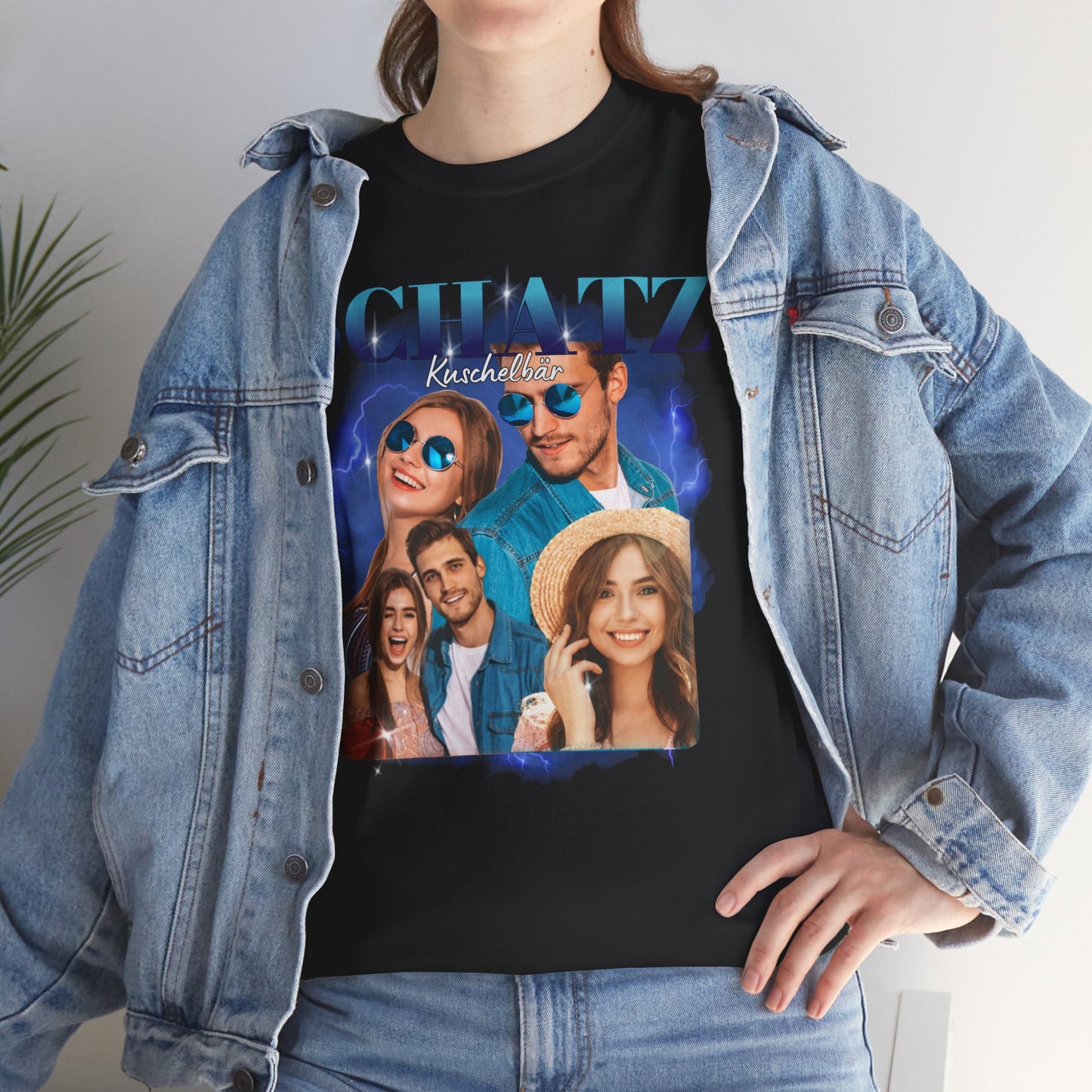 Geschenk für Paare – Vintage Bootleg – Personalisierter T-Shirt