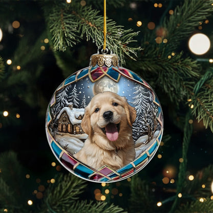 Geschenk für Tierliebhaber - Haustiere machen unser Leben ganz - Personalisierter Haustier-Fotoornament