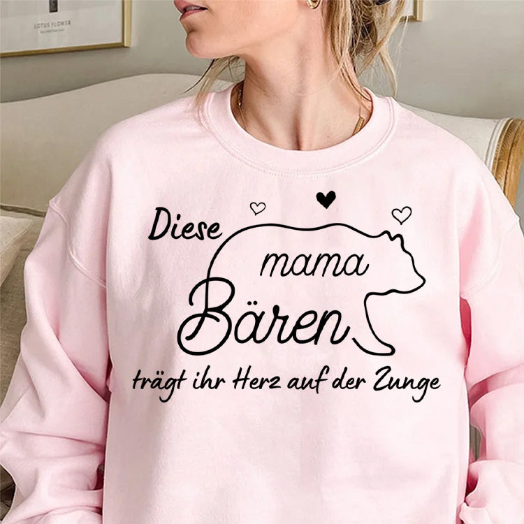 Geschenk für Mama/Oma – Bärenmama – Personalisierter Sweater