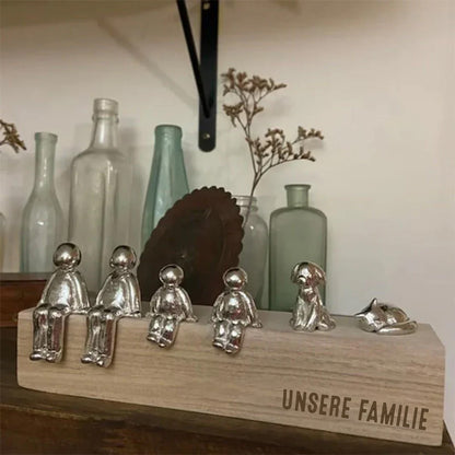 Geschenk für Familie – Skulptur-Figuren – Personalisierte Familien-Skulpturfiguren