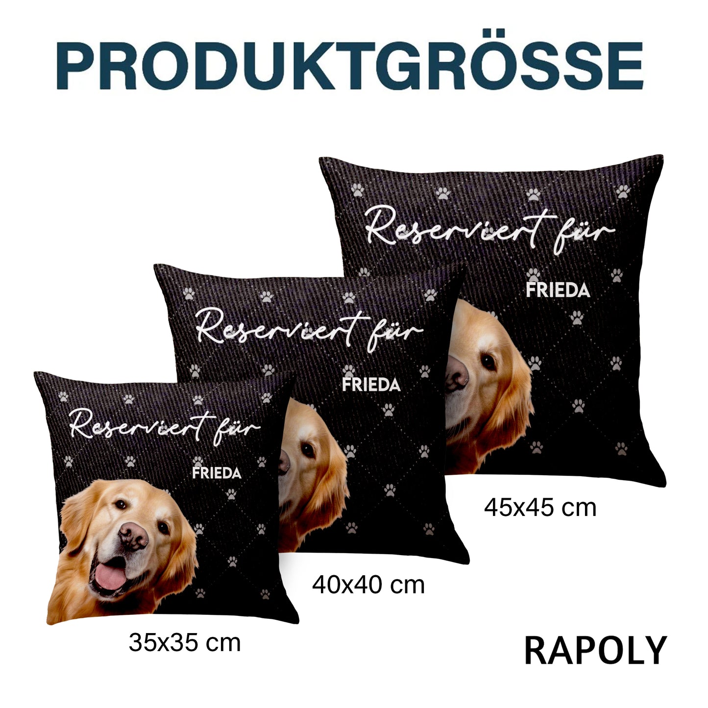 Geschenk für Tierbesitzer - Reserviert Für - Personalisiertes Kissen