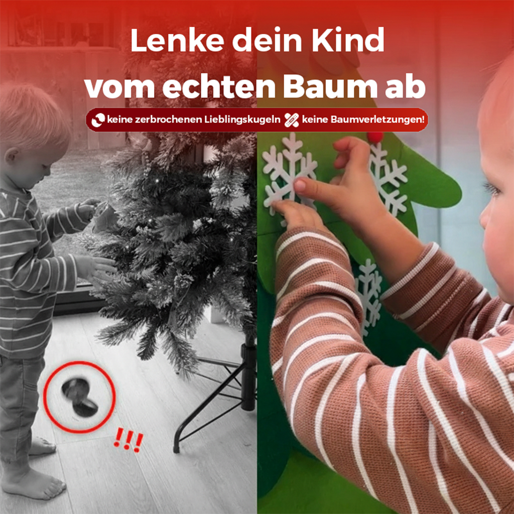 Geschenk für Kinder - Filz-Weihnachtsbaum
