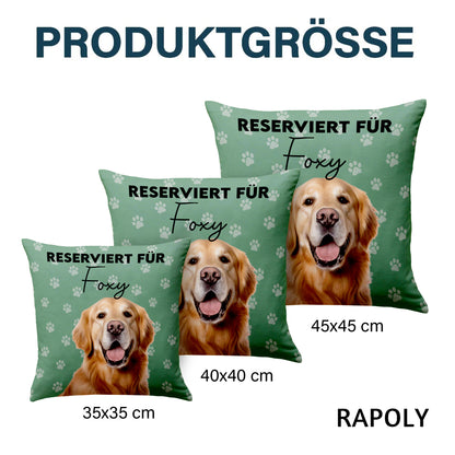 Geschenk für Tierbesitzer - Reserviert Für - Personalisiertes Kissen