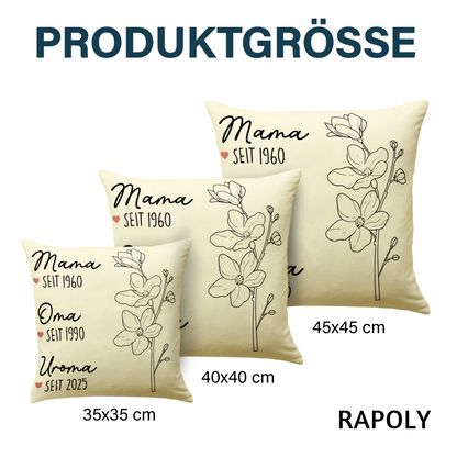 Geschenk für Oma – Uroma – Personalisiertes Kissen