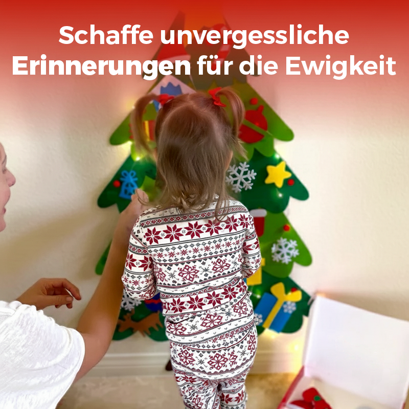 Geschenk für Kinder - Filz-Weihnachtsbaum