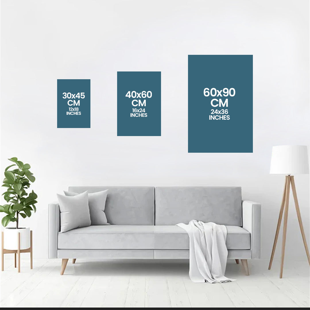 Geschenk für Paare - Couple Magazine - Personalisierte Wandkunst