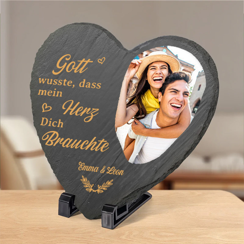 Geschenk für Ehemann oder Ehefrau – Personalisierte Herzstein - Mein Lieblingsplatz auf der ganzen Welt ist neben dir