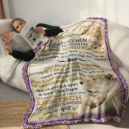 Glaube an dein herz - Mutter - Für Meine Tochter / Für Meine Sohn - Premium Decke™