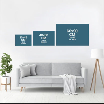 Wenn wir gemeinsam am Ende unseres Lebens angekommen sind - Personalisierte Wandkunst für Sie & Ihn